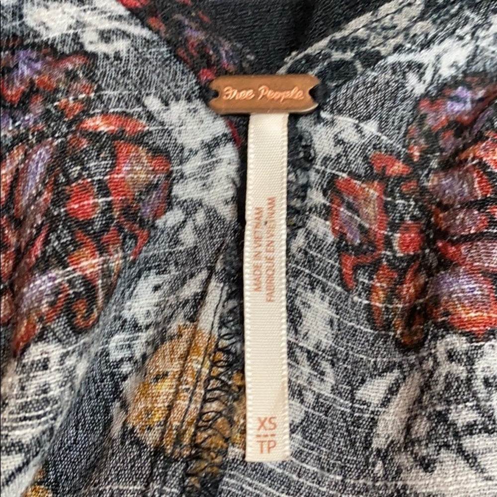 FREE PEOPLE Smooth Talker Tunic Dress in Raven XS - Picture 4 of 4